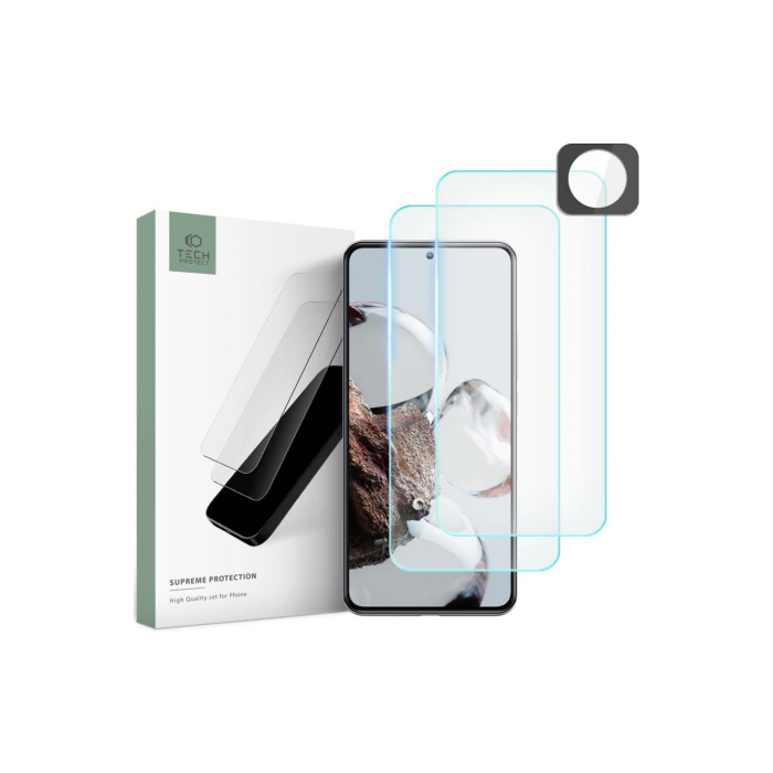 Tvrdené sklo na Xiaomi 12T 5G Tech-Protect Supreme (2+1) 9H