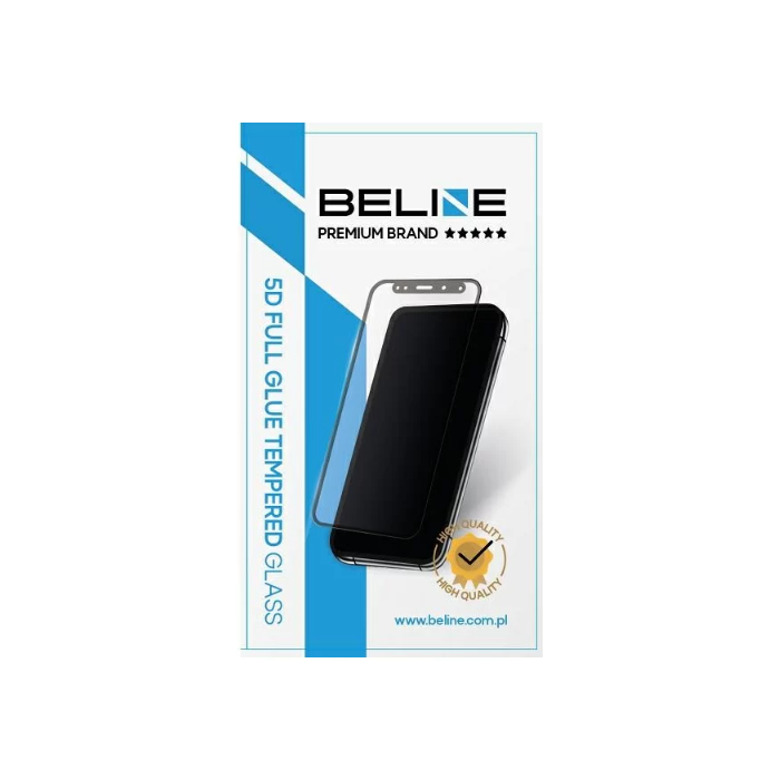 Tvrdené sklo na Realme C21Y/C25Y 2021 Beline 5D celotvárové čierne