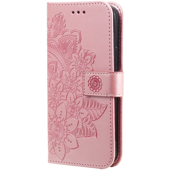 Diárové puzdro na Motorola Moto E20/E30/E40 MEZZO mandala ružové