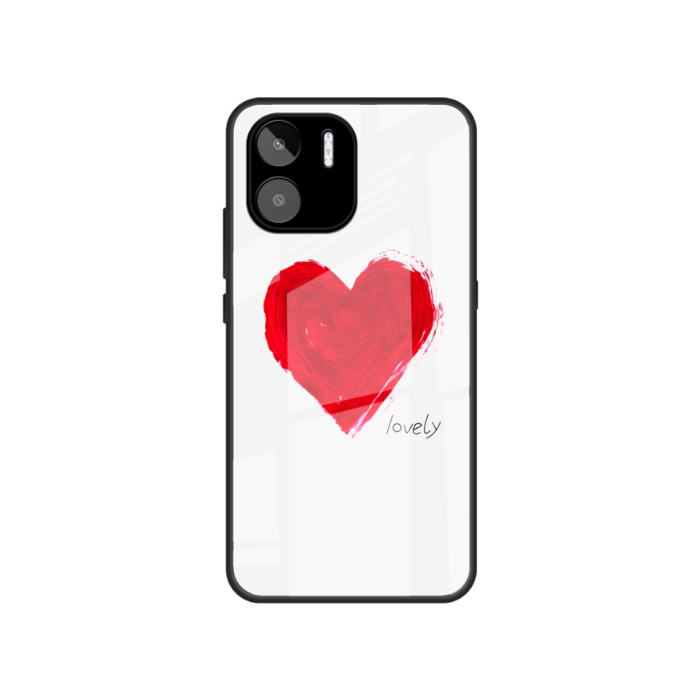 Plastové puzdro na Xiaomi Redmi A1/A2 Glass srdce
