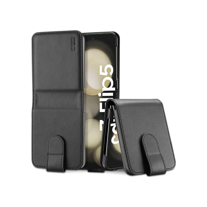 Dárové puzdro na Samsung Galaxy Z Flip5 5G F731 Tech-Protect Wallet čierne