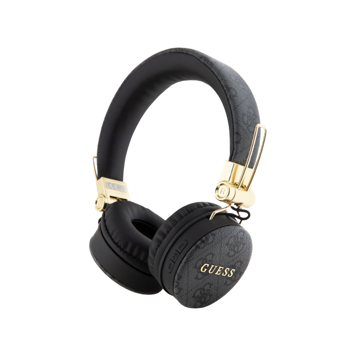 Guess PU 4G Metal Logo GUBH704GEMK, Bluetooth Stereo Headphone, Black