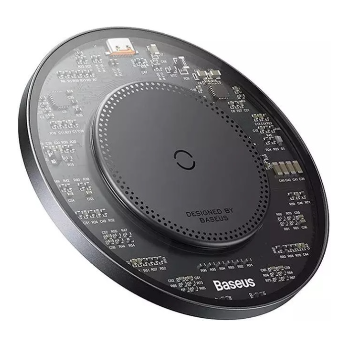 Baseus Simple 2 BS-W530 + USB-C na USB-C kábel 1m, 15W, čierna