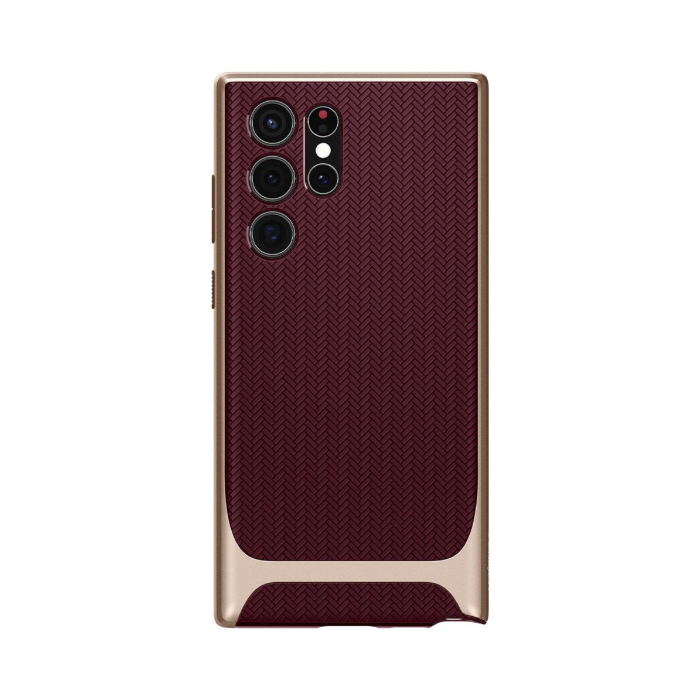 Odolné puzdro na Samsung Galaxy S22 Ultra 5G S908 Spigen Neo Hybrid burgundy