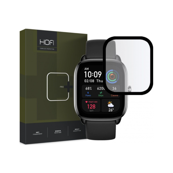 Tvrdené sklo na Amazfit GTS 4 Mini Hofi Pro+ čierne