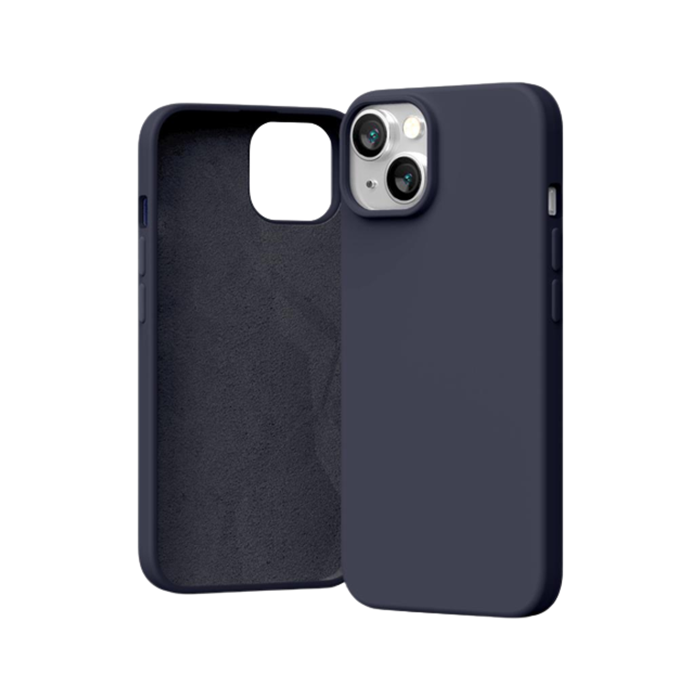 Silikónové puzdro na Apple iPhone 15 Mercury Silicone modré