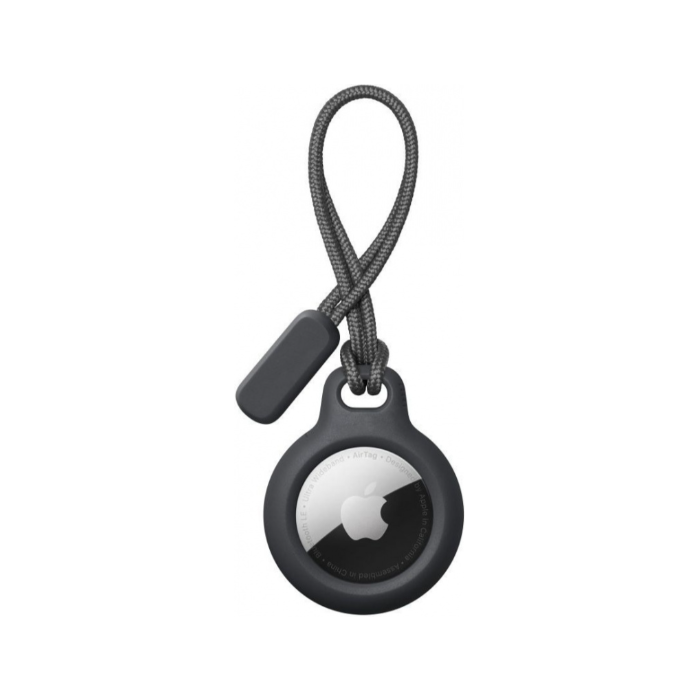 Silikónové puzdro na Apple AirTag Tech-Protect Rough Chain čierne