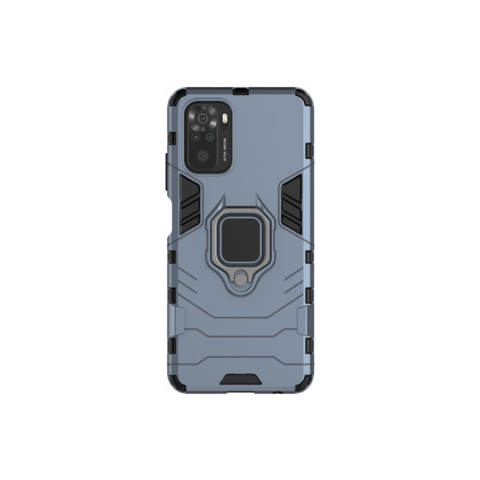Odolné puzdro na Xiaomi Redmi Note 10/10S/Poco M5s Ring Armor modré