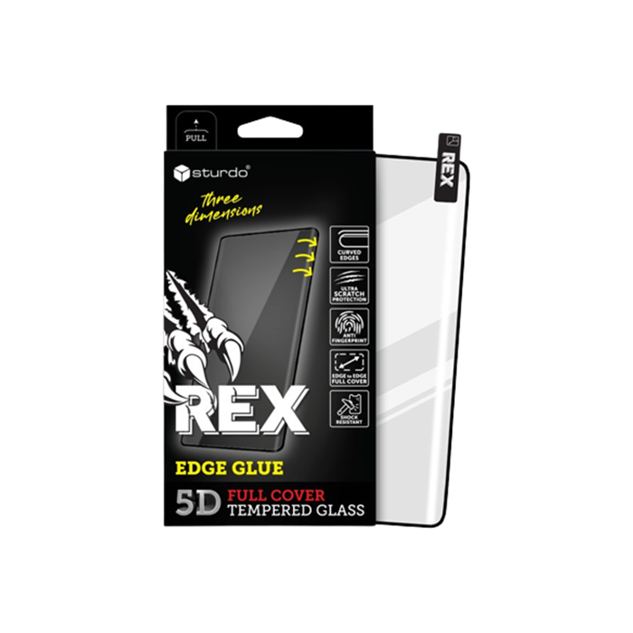 Tvrdené sklo na Honor Magic 5 Pro Sturdo REX 10H 5D celotvárové čierne