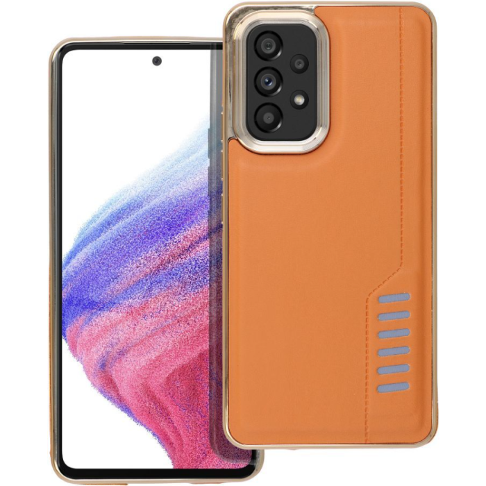 Plastové puzdro na Samsung Galaxy A53 5G A536 MILANO hnedé