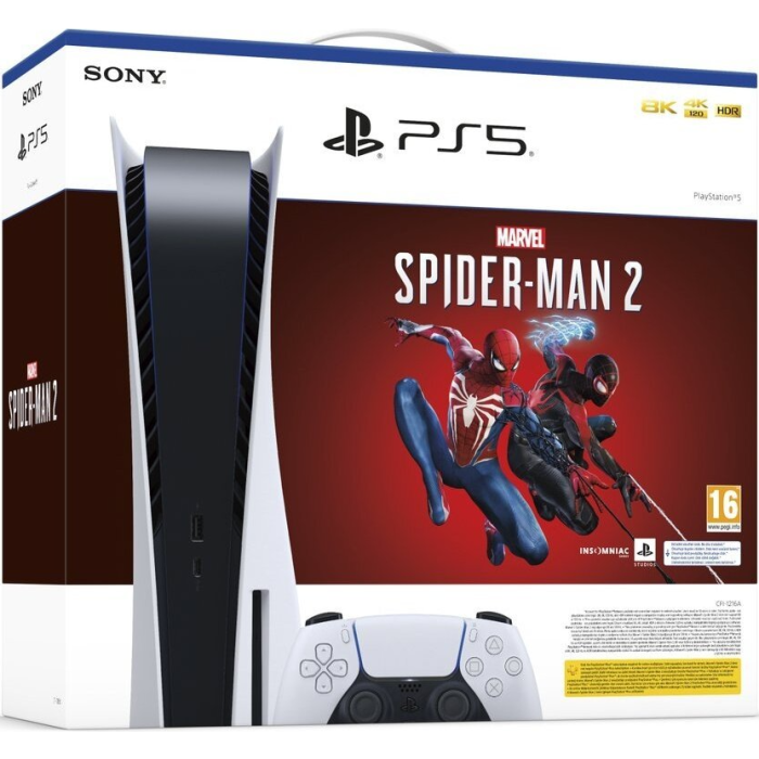 Sony PlayStation 5 + Marvel’s Spider-Man 2 CZ (disc)