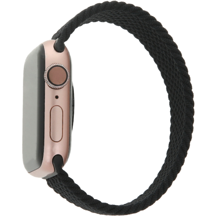 Náhradný remienok na Apple Watch 42/44/45 mm, dĺžka 155mm, Elastic band M, čierny