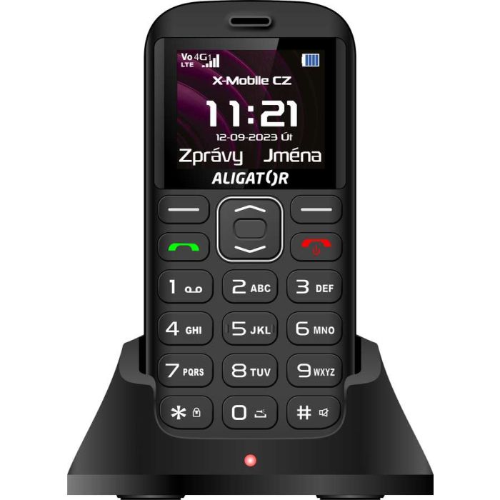 ALIGATOR A720 4G Senior čierny