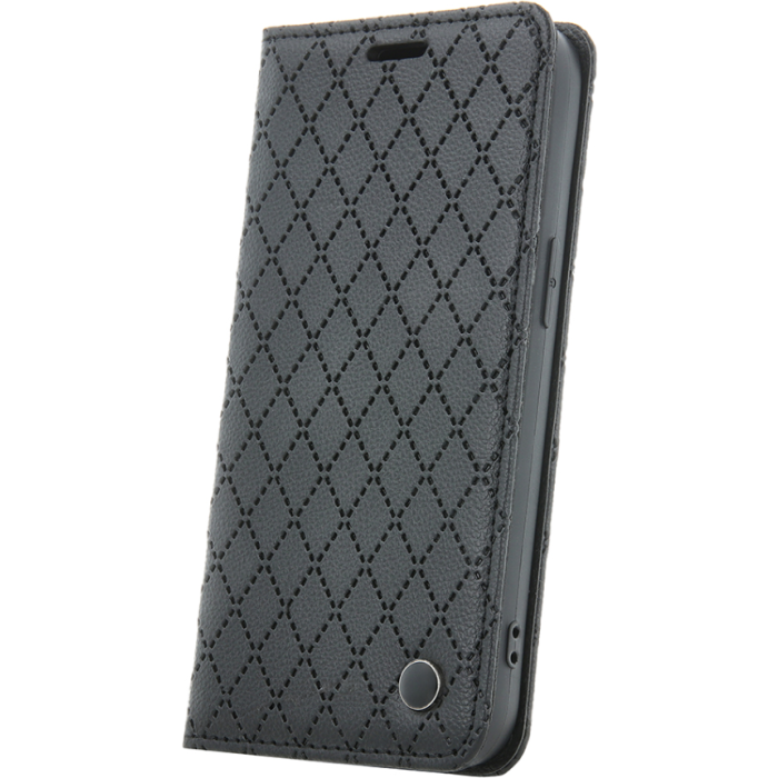 Diárové puzdro na Xiaomi Redmi 12 4G/12 5G Smart Caro čierne