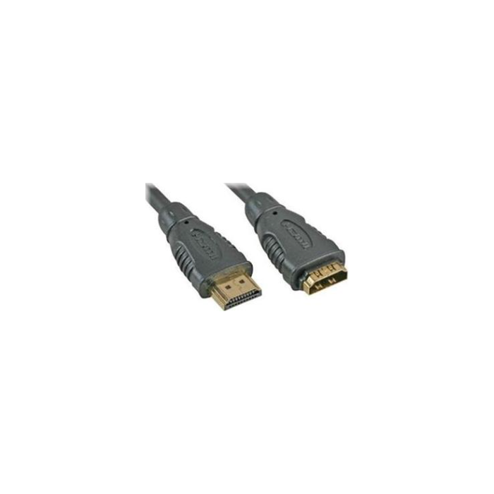 PremiumCord predlžovací kábel HDMI, M/F, 10m, čierny
