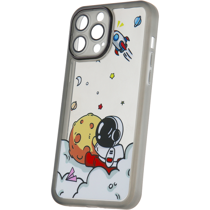 Silikónové puzdro na Apple iPhone 15 Pro Ultra Trendy Space 1
