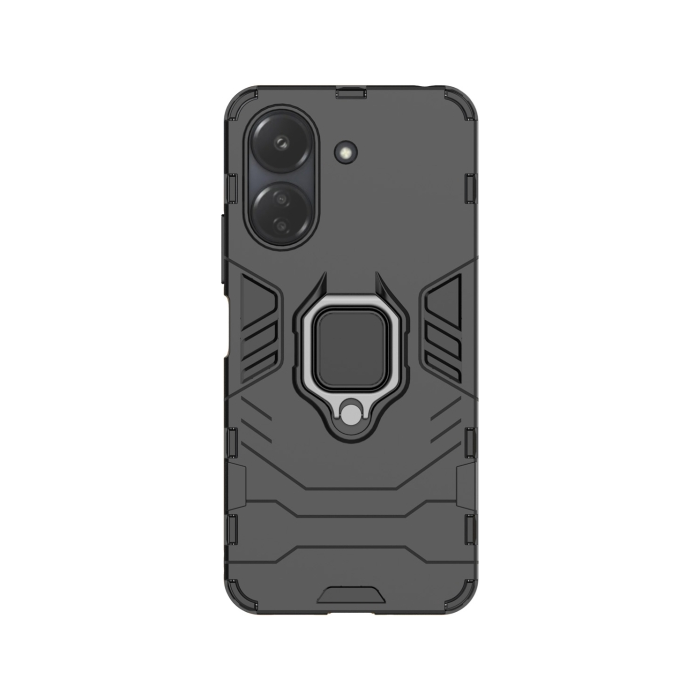 Odolné puzdro na Xiaomi Redmi 13C/Poco C65 Ring Armor Rugged čierne