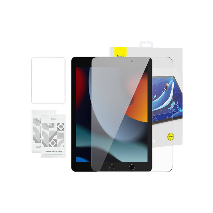 Tvrdené sklo na Apple iPad 10.2 2019/2020/2021 (7, 8, 9 gen)/iPad Air 10.5 2019 (3 gen) Baseus Crystal 0.3mm (2ks)