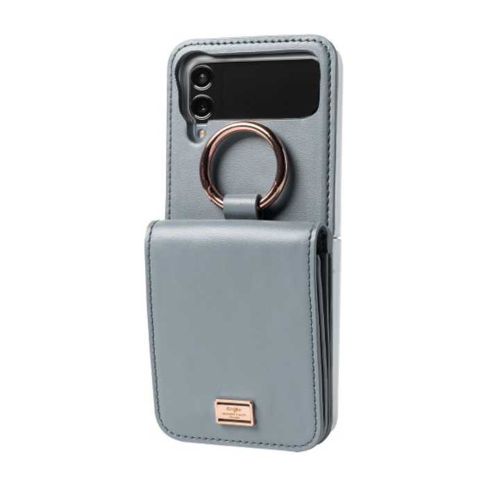 Diárové puzdro na Samsung Galaxy Z Flip4 5G F721 Ringke Card Pocket modré