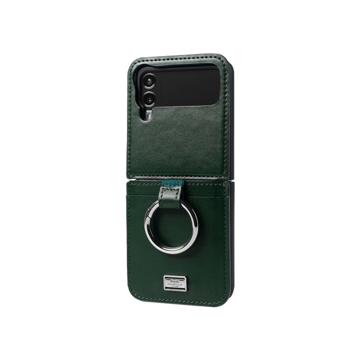 Diárové puzdro na Samsung Galaxy Z Flip4 5G F721 Ringke Signature Folio zelené