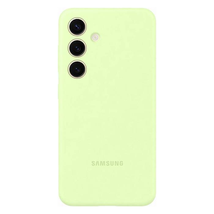 Silikónové puzdro Samsung na Samsung Galaxy S24 5G S921 EF-PS921TGE Silicone Cover Lime
