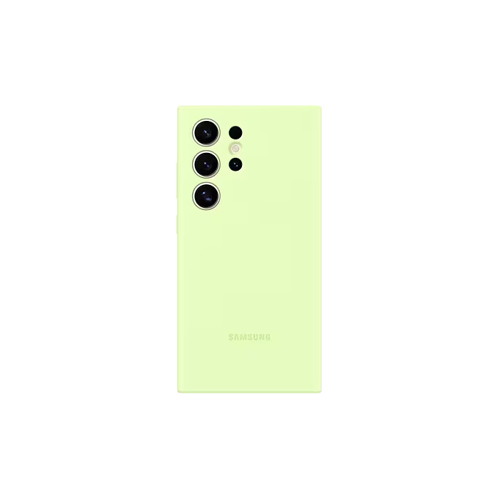 Silikónové puzdro Samsung na Samsung Galaxy S24 Ultra 5G S928 EF-PS928TGE Silicone Cover Lime