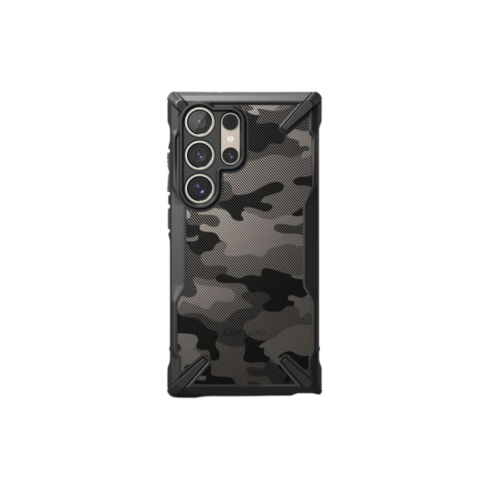 Odolné puzdro na Samsung Galaxy S24 Ultra 5G S928 Ringke Fusion-X Camouflage čierne
