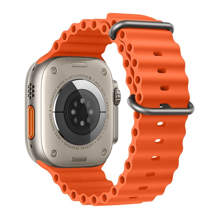 Náhradný remienok na Apple Watch 42/44/45/49 mm Forcell F-Design FA12 orange