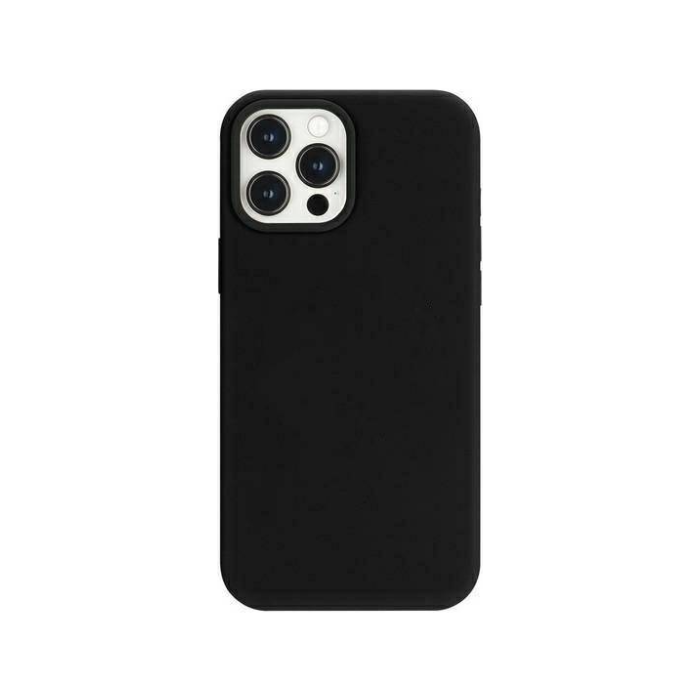 Silikónové puzdro na Apple iPhone 14 Pro Mercury Silicone MagSafe čierne