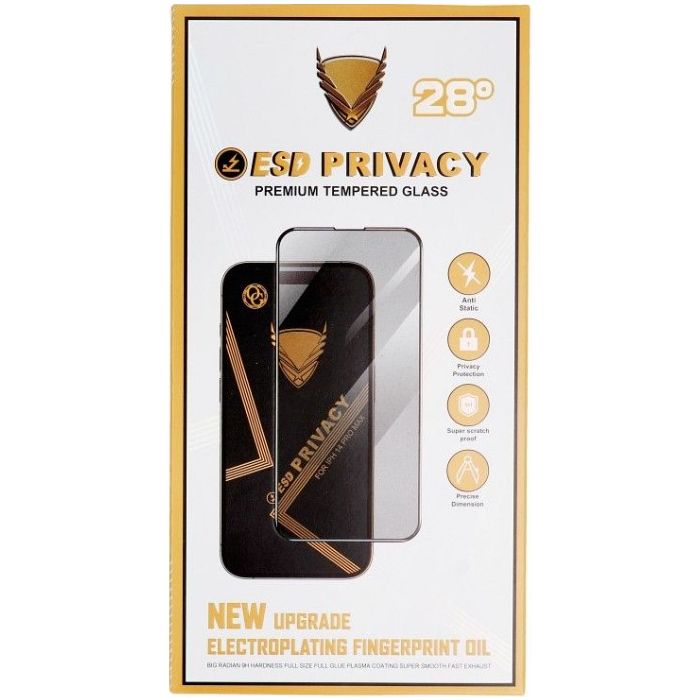 OG Premium Privacy Glass Xiaomi Redmi 13/12  black