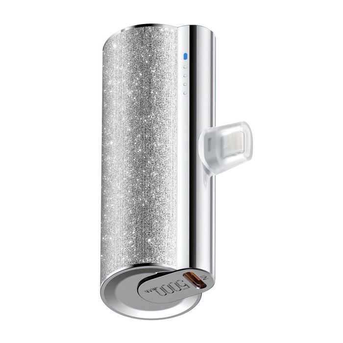 Núdzový Powerbank VEGER PlugOn 5000mAh USB-C PD 20W - strieborný