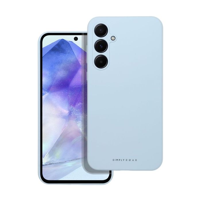 Roar Cloud-Skin Case Samsung Galaxy A35 5G A356 Light Blue