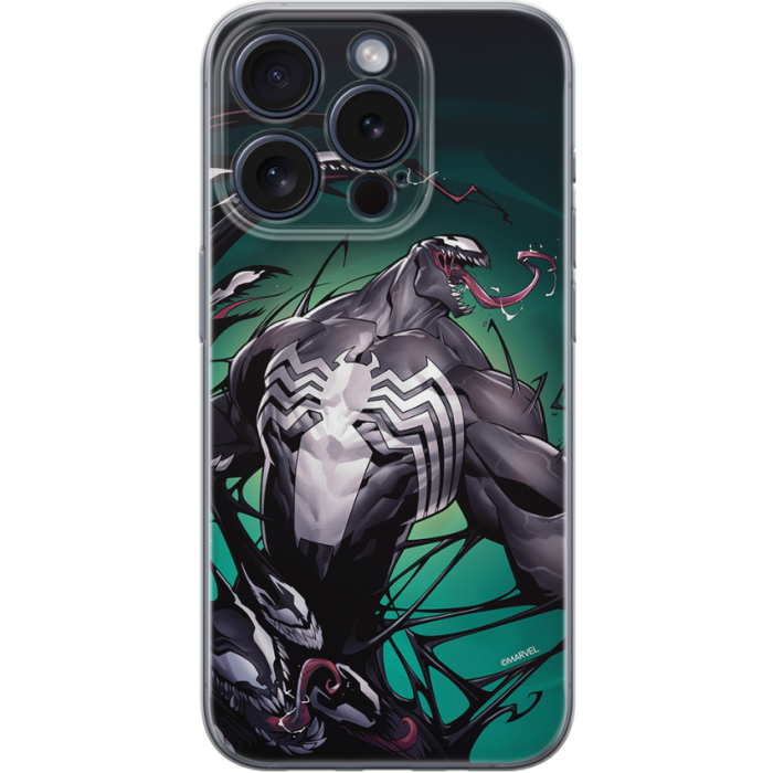 Silikónové puzdro na Apple iPhone 15 Pro Original Licence Cover Venom 010