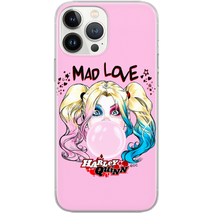 Silikónové puzdro na Apple iPhone 15 Original Licence Cover Harley Quinn 001