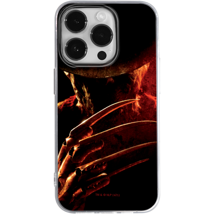 Silikónové puzdro na Apple iPhone 15 Plus Original Licence Cover Nightmare on Elm Street 005