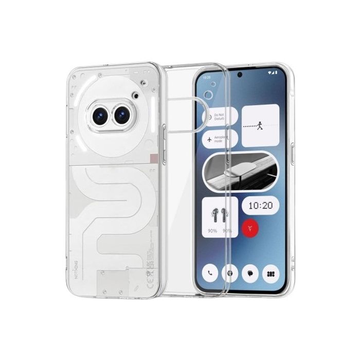 Plastové puzdro na Nothing Phone 2a Tech-Protect Flexair Hybrid transparentné