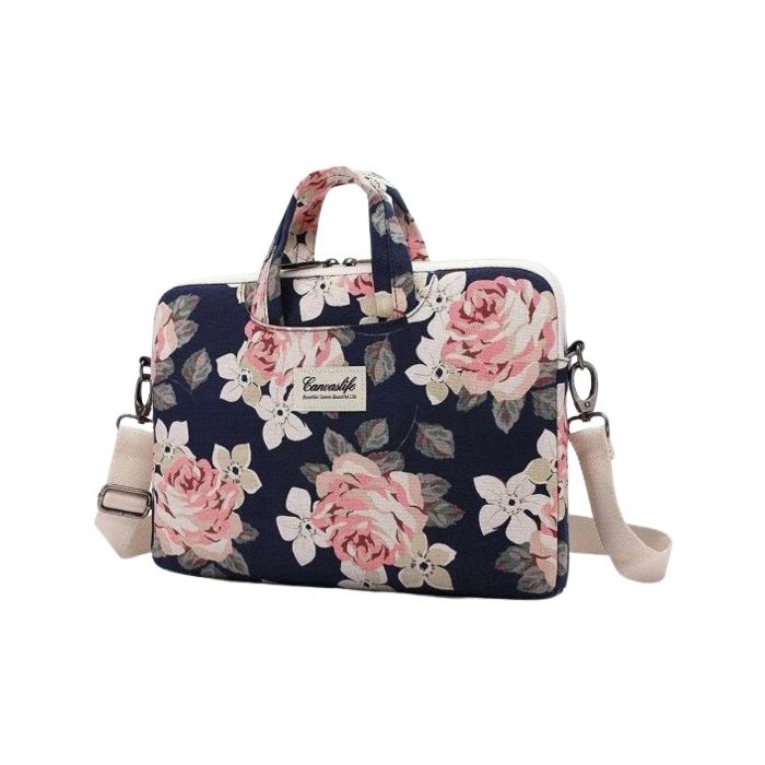 Canvaslife Briefcase na 13"-14" notebook, modro-ružová
