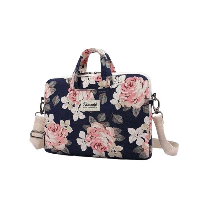 Canvaslife Briefcase na 15"-16" notebook, modro-ružová