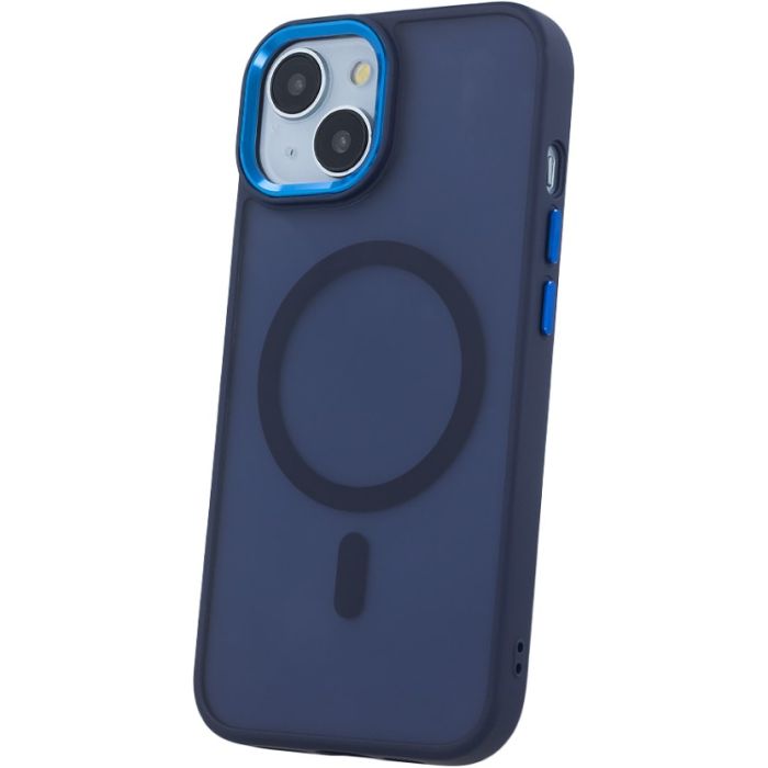 Frozen Mag case Apple iPhone 15 Pro Max navy blue