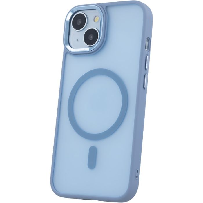 Frozen Mag case Apple iPhone 15 light blue