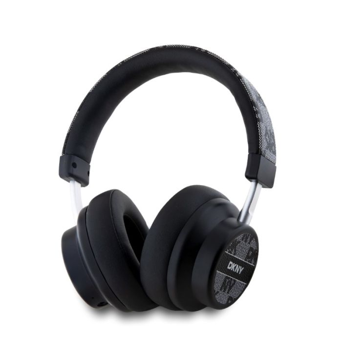 DKNY PU Leather Checkered Pattern Bluetooth Stereo Headphone DKBHM2PCSHLK čierne