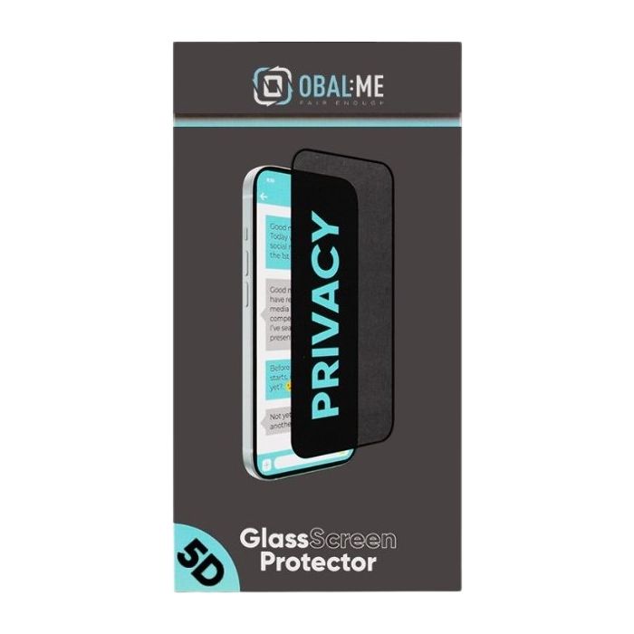 OBAL:ME Privacy 5D Apple iPhone 15 Pro Black