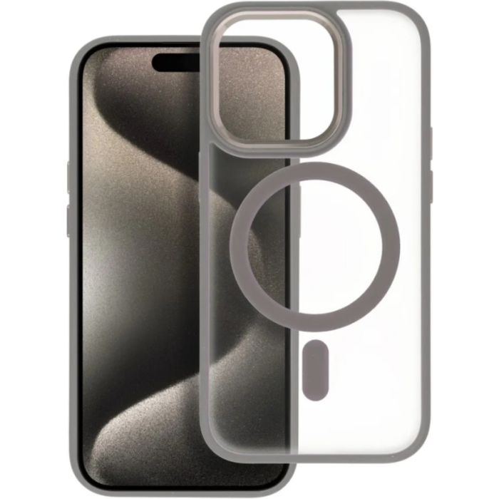 Matte Mag Cover MagSafe Apple iPhone 16 Pro titanium