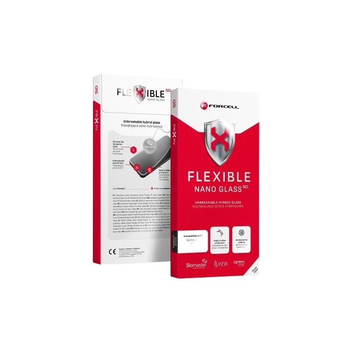 Forcell Flexible Nano Glass 5D Apple iPhone 16 Plus black