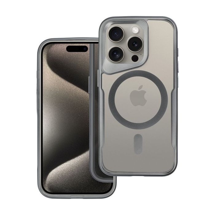 ERGOFIT NEWZONE Case MagSafe Apple iPhone 15 Pro grey