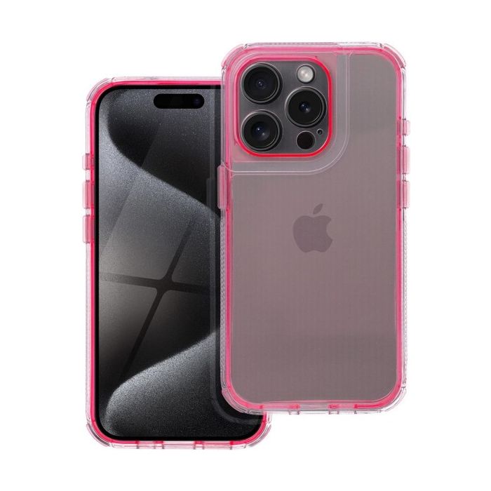 MATRIX CLEAR Case Apple iPhone 15 powder pink
