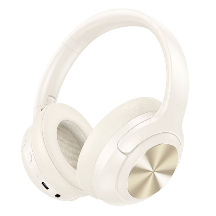 Bezdrôtové slúchadlá HOCO ANC W54 Bluetooth 5.4 - biele