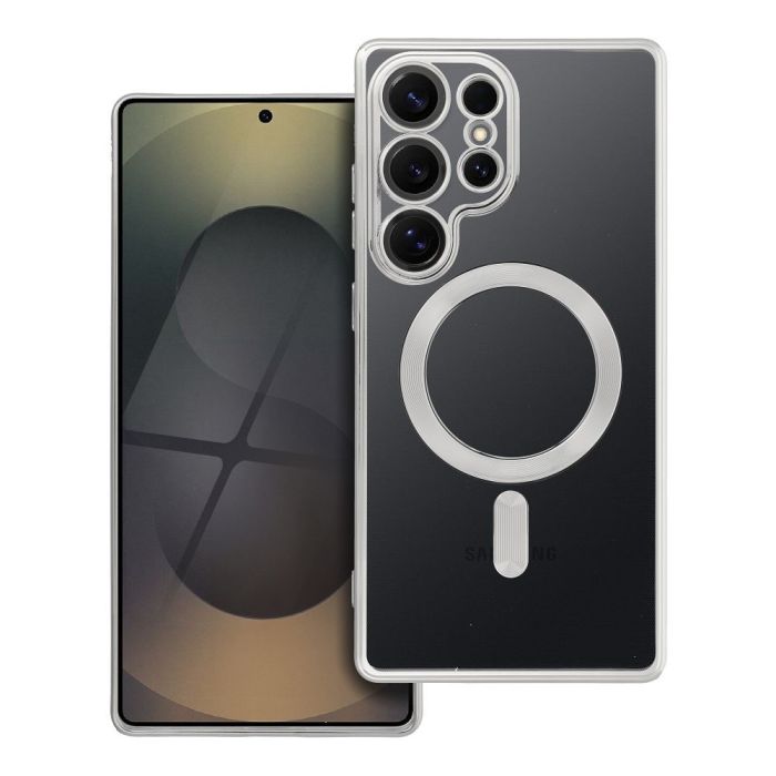 Obal ELECTRO MAG COVER MagSafe Samsung Galaxy S25 Ultra 5G S938 strieborný