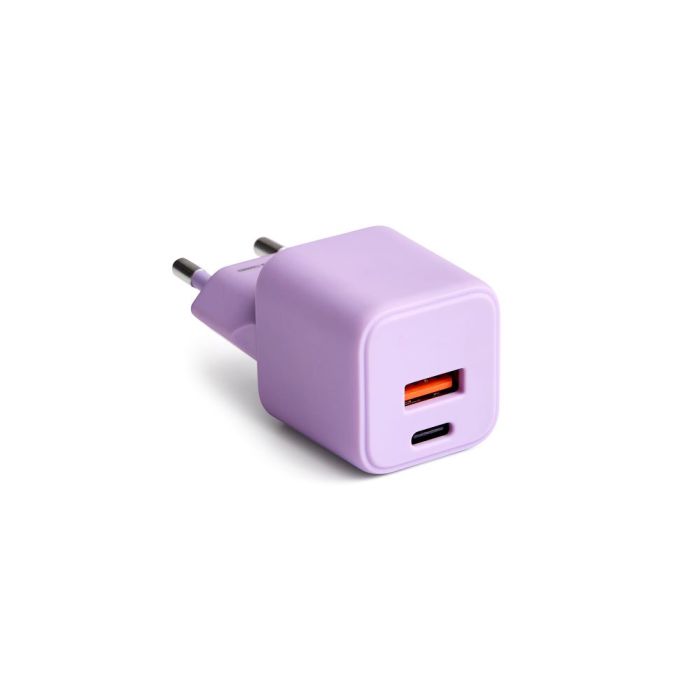 COLORUM Adaptér USB-A  Plus USB-C PD 30W CLS30-AC-09 - fialový