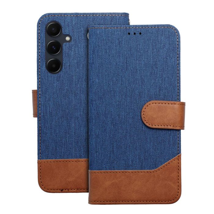 Obal JEANS Book Samsung Galaxy S25 5G S931 modrý
